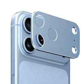 Металлическая накладка на камеру Escase на iPhone 18 Pro — синяя