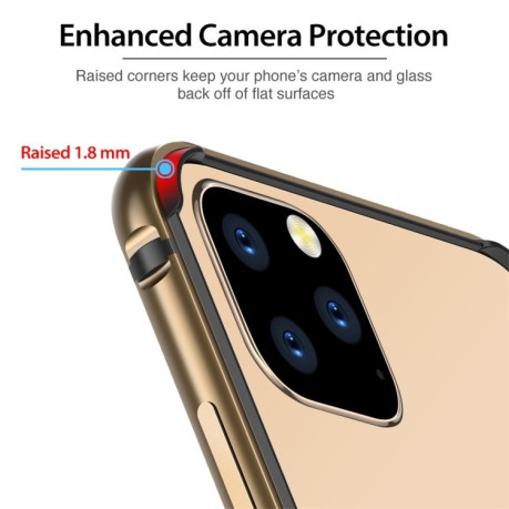 Бампер ESR Edge Guard Aluminum Alloy на iPhone 11 Pro Max- золотой