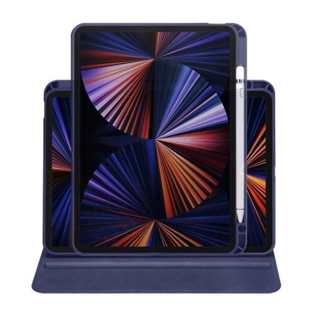 Чохол-книжка Acrylic 360 Degree Rotation Holder Leather для iPad Pro 13 2024 - синій