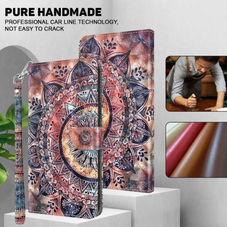 Чехол-книжка 3D Painting для iPhone 16 - Mandala