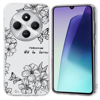 Чохол Colorful Painting Pattern TPU для Xiaomi Redmi 14C 4G/Poco C75/Redmi A4 5G - Flower