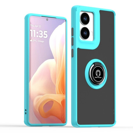 Протиударний чохол Q Shadow 1 Series TPU+PC на Motorola Moto G85 - блакитний
