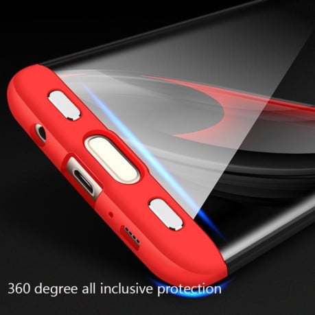 Протиударний чохол GKK Three Stage Splicing Samsung Galaxy S7 Edge - чорно-червоний