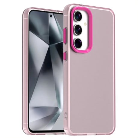 Противоударный чехол Candy Series для Samsung Galaxy S24 FE 5G - красный