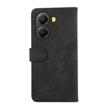 Чехол-книжка ABEEL Color Block Magnetic RFID Leather на Xiaomi Poco X7 Pro - черный