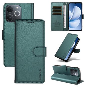 Чехол-книжка из эко-кожи Betopnice с ремешком и RFID на Realme Note 70 / 70T 4G / Note 80 4G — зелёный