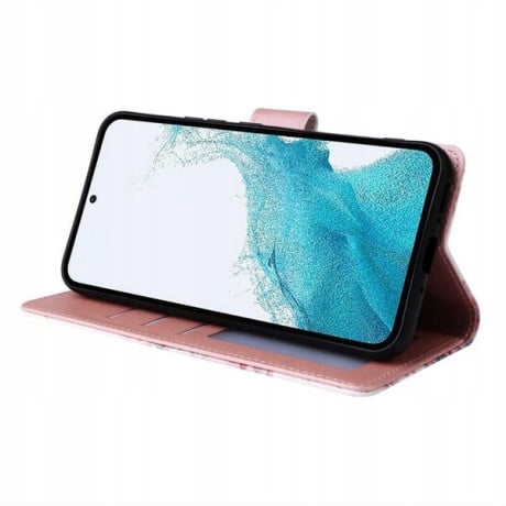 Чехол-книжка Tech-Protect Wallet на Xiaomi Redmi Note 13 Pro 4G - pink flowers