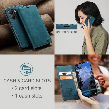 Чохол-книжка CaseMe-013 Multifunctional на Xiaomi Poco X7 Pro - синій