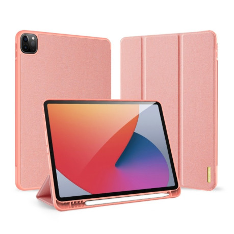 Противоударный чехол-книжка DUX DUCIS DOMO Series на iPad Pro 11 (2021) - розовый