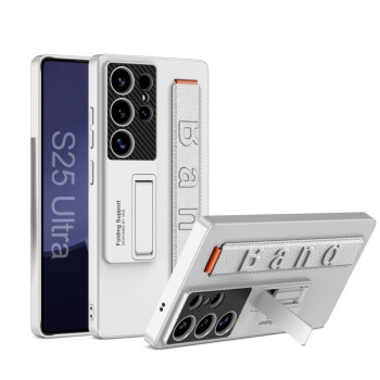 Протиударний чохол GKK Wristband with Holder  для Samsung Galaxy S25 Ultra 5G - сріблястий