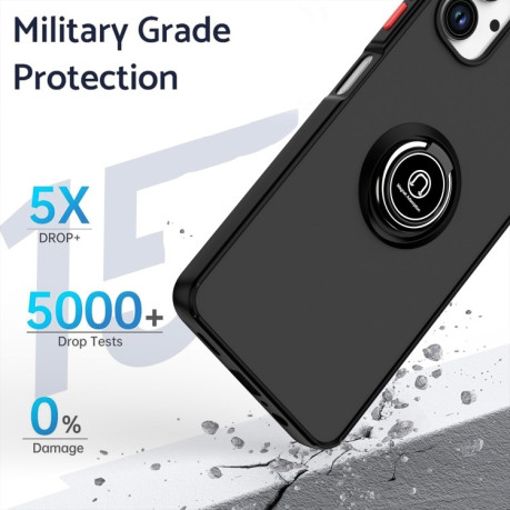 Протиударний чохол Q Shadow 1 Series для Samsung Galaxy A06 4G - чорно-червоний