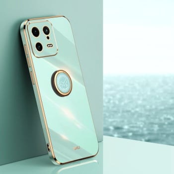 Чохол XINLI Straight Edge з тримачем-підставкою на Xiaomi 13 - зелений