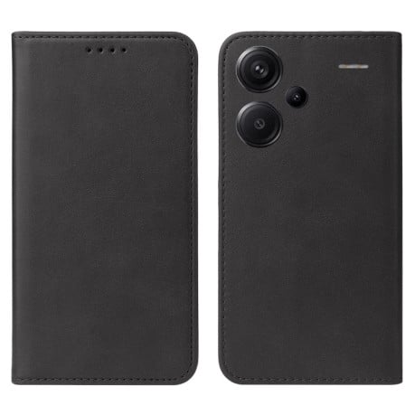 Чехол-книжка Magnetic Closure для Xiaomi Redmi Note 13 Pro+ - черный