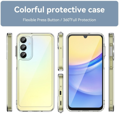 Протиударний чохол Colorful Acrylic Series  для Samsung Galaxy A26 5G - прозорий