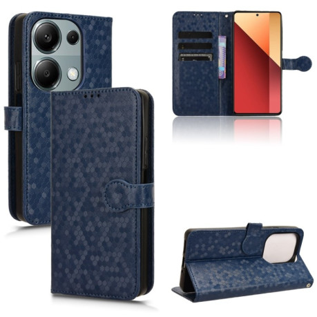 Чехол-книжка Honeycomb Dot для Xiaomi Redmi Note 14S/ 13 Pro 4G / POCO M6 Pro 4G- синий