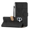 Чехол-книжка Stitching Skin Feel для iPhone 16 - черный