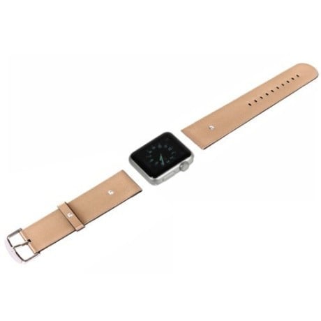 Кожаные Ремешок Cortical Texture Gold Без коннекторов для Apple Watch 38mm