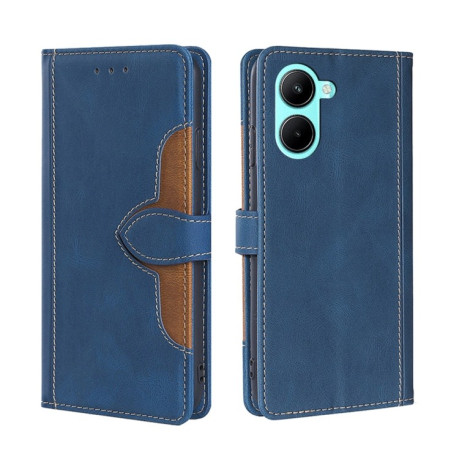 Чохол-книжка Skin Feel Straw Hat для Realme C33 4G - синій