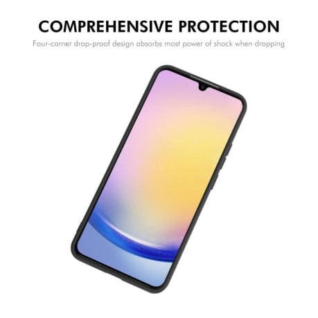 Силіконовий чохол ENKAY Liquid Silicone на Samsung Galaxy A07 - чорний