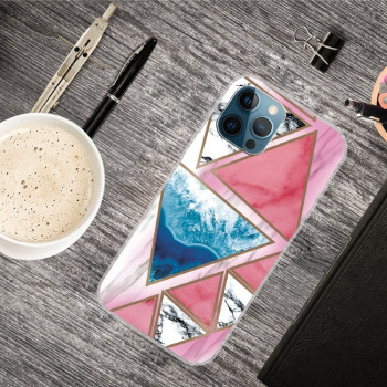 Противоударный чехол Marble Pattern B Series для iPhone 13 Pro - GK-A7