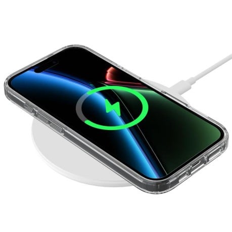 Чохол Clear Case із MagSafe гібрид на iPhone 17 - прозорий