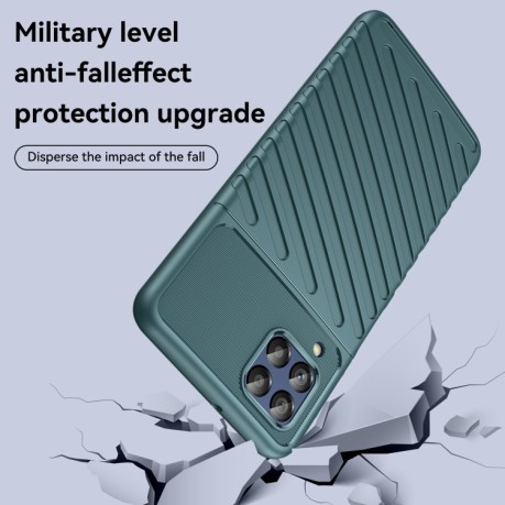 Противоударный чехол Thunderbolt на Samsung Galaxy M53 - зеленый