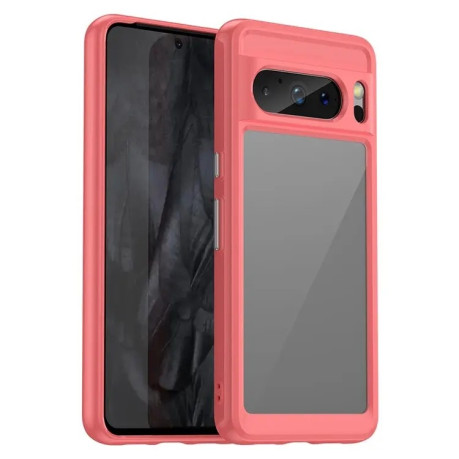 Протиударний чохол Colorful Acrylic Series для Google Pixel 8 Pro - червоний