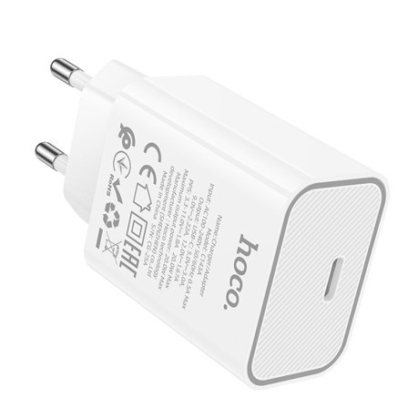 Зарядка Hoco C143A Benefit PD20W (1USB-C) - белая