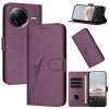 Чехол-книжка Triangle Pattern Buckle Clasp Leather на  Redmi K80 Pro / Xiaomi Poco F7 Ultra - фиолетовый