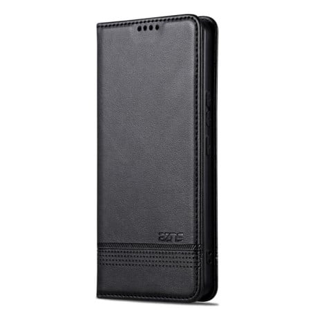 Чохол-книжка AZNS з фактурою Calf на Samsung Galaxy S25 FE 5G - чорний