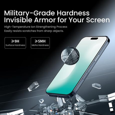Защитное стекло NILLKIN H+Pro AR Tempered Glass на iPhone 17 Pro