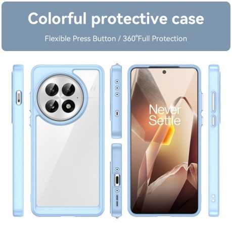Протиударний чохол Colorful Acrylic Series для OnePlus 13 - синій