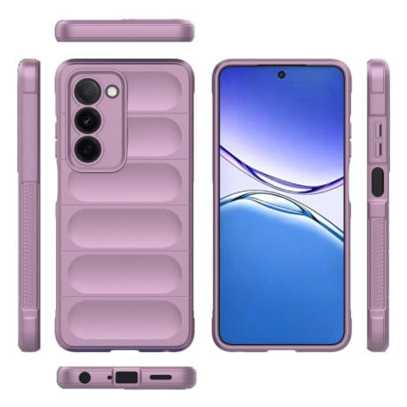 Силиконовый чехол Magic Flannel на OPPO A5 5G Global / K13x 5G Global - фиолетовый