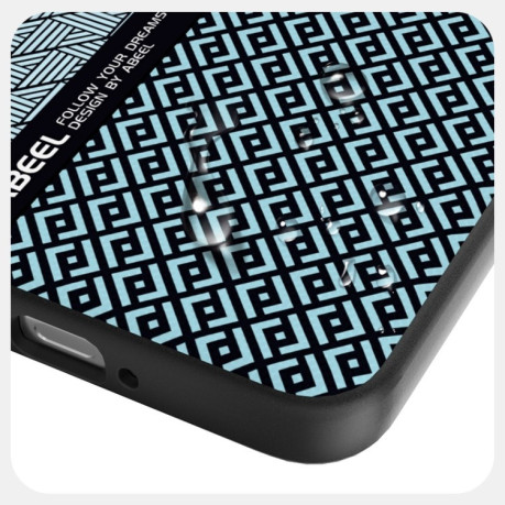 Ультратонкий чехол ABEEL 6D Micro Relief MagSafe Magnetic на Xiaomi 15 Pro - Carbon Fiber Blue
