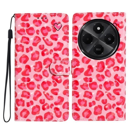 Чохол-книжка 3D Painting для Xiaomi Redmi A4 5G - Pink Leopard Print