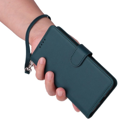 Чехол-книжка BETOPNICE BN-005 2 in 1 Detachable Imitate Genuine Leather для iPhone 16 Pro Max - синий