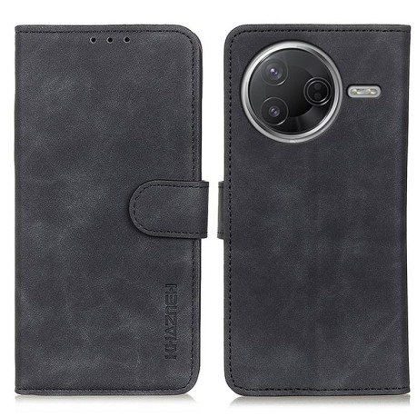 Чехол-книжка KHAZNEH Cowhide Texture на Xiaomi Poco F7 Pro / F7 Ultra - черный