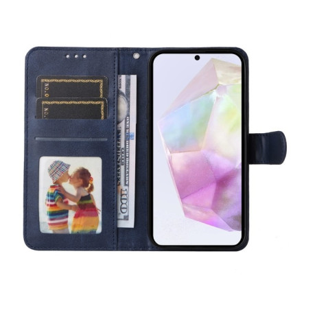 Чохол-книжка Classic Calf Texture  для Samsung Galaxy A36 5G - синій