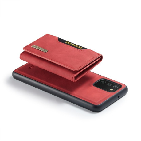 Противоударный чехол DG.MING M2 Series для Samsung Galaxy A03s - красный