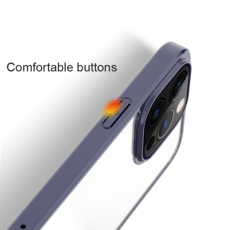 Противоударный чехол Mutural Jiantou Series для  iPhone 14 Plus - голубой