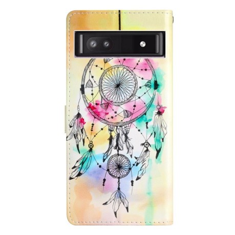 Чохол-книжка Colored Drawing Pattern для Google Pixel 9a - різнокольорові