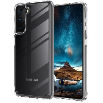 Противоударный чехол Thickening Acrylic на Samsung Galaxy S21 Ultra - прозрачный