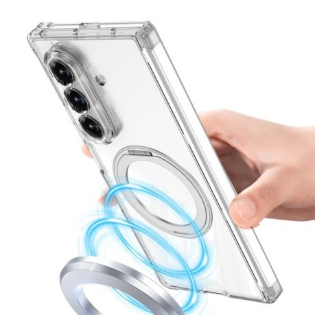Прозорий чохол з MagSafe посилені кути Airbag з підставкою на Samsung Galaxy Fold7 5G