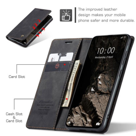 Чохол-книжка CaseMe-013 Multifunctional на Xiaomi Poco X7 Pro - чорний