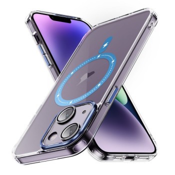 Чехол Airbag Shockproof MagSafe Phone Case для iPhone 15 - синий