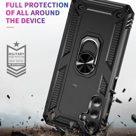 Протиударний чохол HMC 360 Degree Rotating Holder для Samsung Galaxy A24 4G - чорний