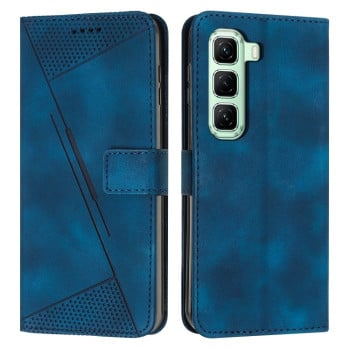 Чехол-книжка Dream Triangle Leather на Infinix Hot 50 Pro Plus - синий