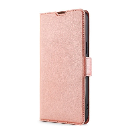 Чехол-книжка Voltage Side Buckle для Xiaomi Redmi Note 11E/Redme 10 5G - розовое золото