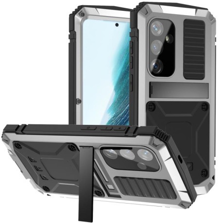 Противоударный чехол R-JUST Life Waterproof для Samsung Galaxy S25+ 5G - серебристый