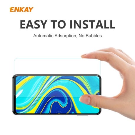 Защитное стекло ENKAY Hat-Prince 0.26mm 9H на Redmi Note 9S / Note 9 Pro